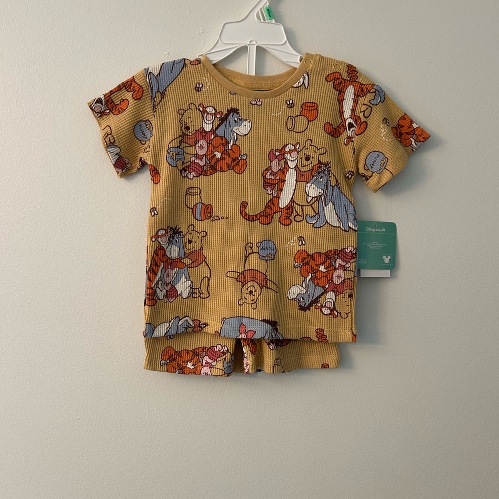 Disney Baby Tan and Brown Outfit Winnie the Pooh